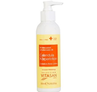 Calendula Avocado body lotion (Ringelblumen) Mariagold Vivasan 200ml