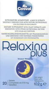 Relax Relaxina Plus 20 Tabl. 10.2g Cosval