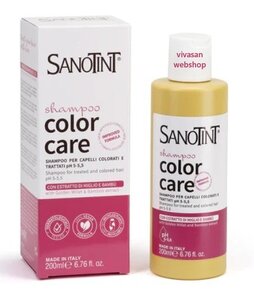 Sanotint Colourcare Farbschutz Shampoo – Premium-Pflege für coloriertes & blondiertes Haar - 200 ml -